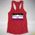 Asexual Pride Pirate Flag Racerback Tank - Red