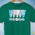 Transgender Pride Exclamation Points Premium Unisex T-Shirt - Kelly Green