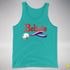 Believe Genderfluid Pride Jingle Bell Premium Tank Top - Teal