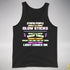 Stupid People Are Like Glow Sticks Premium Tank Top - Black