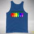 LGBTQ Pride Christmas Lights Premium Tank Top - Royal Blue