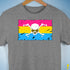 Pansexual Pride Pirate Flag Premium Unisex T-Shirt - Grey Heather