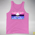 Omnisexual Pride Pirate Flag Premium Tank Top - Neon Pink