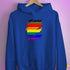 Philly LGBTQ Gay Pride Flag Ripped Reveal Hoodie - Royal Blue