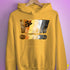 Bear Pride Grunge Exclamation Points Hoodie - Mustard