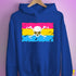 Pansexual Pride Pirate Flag Hoodie - Royal Blue