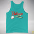 Believe Aromantic Pride Jingle Bell Premium Tank Top - Teal
