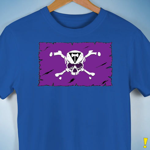 Lesbian Labrys Pride Pirate Flag Premium Unisex T-Shirt - Royal Blue