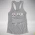 Queer Definition Women's Racerback Tank - Heather Grey