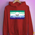 Gay Male Pride Pirate Flag Hoodie - Red