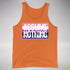 Assume Nothing Genderfluid Pride Flag Premium Tank Top - Orange