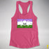 Genderqueer Pride Pirate Flag Racerback Tank - Hot Pink