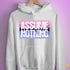 Assume Nothing Omnisexual Pride Flag Hoodie - White
