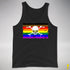 Philly LGBTQ Pride Pirate Flag Premium Tank Top - Black
