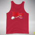 Believe Lesbian Pride Jingle Bell Premium Tank Top - Red