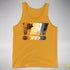 Bear Pride Grunge Exclamation Points Premium Tank Top - Gold