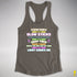Stupid People Are Like Glow Sticks Women's Racerback Tank - Dark Grey