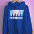 Transgender Pride Exclamation Points Hoodie - Royal Blue