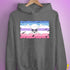 Bigender Pride Pirate Flag Hoodie - Grey Heather