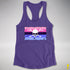 Omnisexual Pride Pirate Flag Racerback Tank - Purple