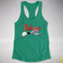 Believe Demisexual Pride Jingle Bell Racerback Tank - Kelly Green