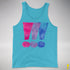 Bisexual Pride Exclamation Points Premium Tank Top - Aqua Triblend