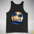 Philly LGBTQ Pride Hammock Summer Beach Sunset Premium Tank Top - Black