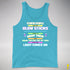 Stupid People Are Like Glow Sticks Premium Tank Top - Aqua Triblend
