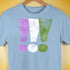 Genderqueer Pride Exclamation Points Premium Unisex T-Shirt - Baby Blue