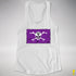 Lesbian Labrys Pride Pirate Flag Racerback Tank - White