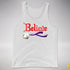 Believe Genderfluid Pride Jingle Bell Premium Tank Top - White