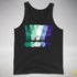 MLM Gay Pride Grunge Exclamation Points Premium Tank Top - Black