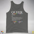Queer Definition Premium Tank Top - Smoke Grey