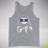 Pride Sloth Lesbian Labrys Flag Sunglasses Premium Tank Top - Grey Heather