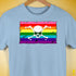 Gilbert Baker LGBTQ Pride Pirate Flag Premium Unisex T-Shirt - Baby Blue