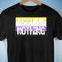 Assume Nothing Nonbinary Pride Flag Premium Unisex T-Shirt - Black