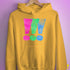 Polysexual Pride Exclamation Points Hoodie - Mustard