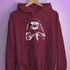 Pride Sloth Demisexual Pride Flag Sunglasses Hoodie - Maroon