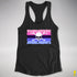 Omnisexual Pride Pirate Flag Racerback Tank - Black