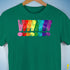 Distressed Gilbert Baker LGBTQ Pride Exclamation Points Premium - Kelly Green