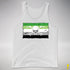 Aromantic Pride Pirate Flag Premium Tank Top - White