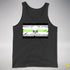 Agender Pride Pirate Flag Premium Tank Top - Charcoal Triblend