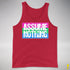 Assume Nothing Polysexual Pride Flag Premium Tank Top - Red