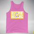 Assume Nothing Intersex Pride Flag Premium Tank Top - Neon Pink