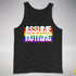 Assume Nothing Philly LGBTQ Gay Pride Flag Premium Tank Top - Black