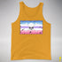 Bigender Pride Pirate Flag Premium Tank Top - Gold