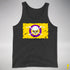 Intersex Pride Pirate Flag Premium Tank Top - Charcoal Triblend
