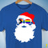 Santa’s LGBTQ Progress Pride Flag Shades Premium Unisex T-Shirt - Royal Blue