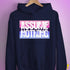 Assume Nothing Omnisexual Pride Flag Hoodie - Navy