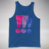 Bisexual Pride Exclamation Points Premium Tank Top - Royal Blue